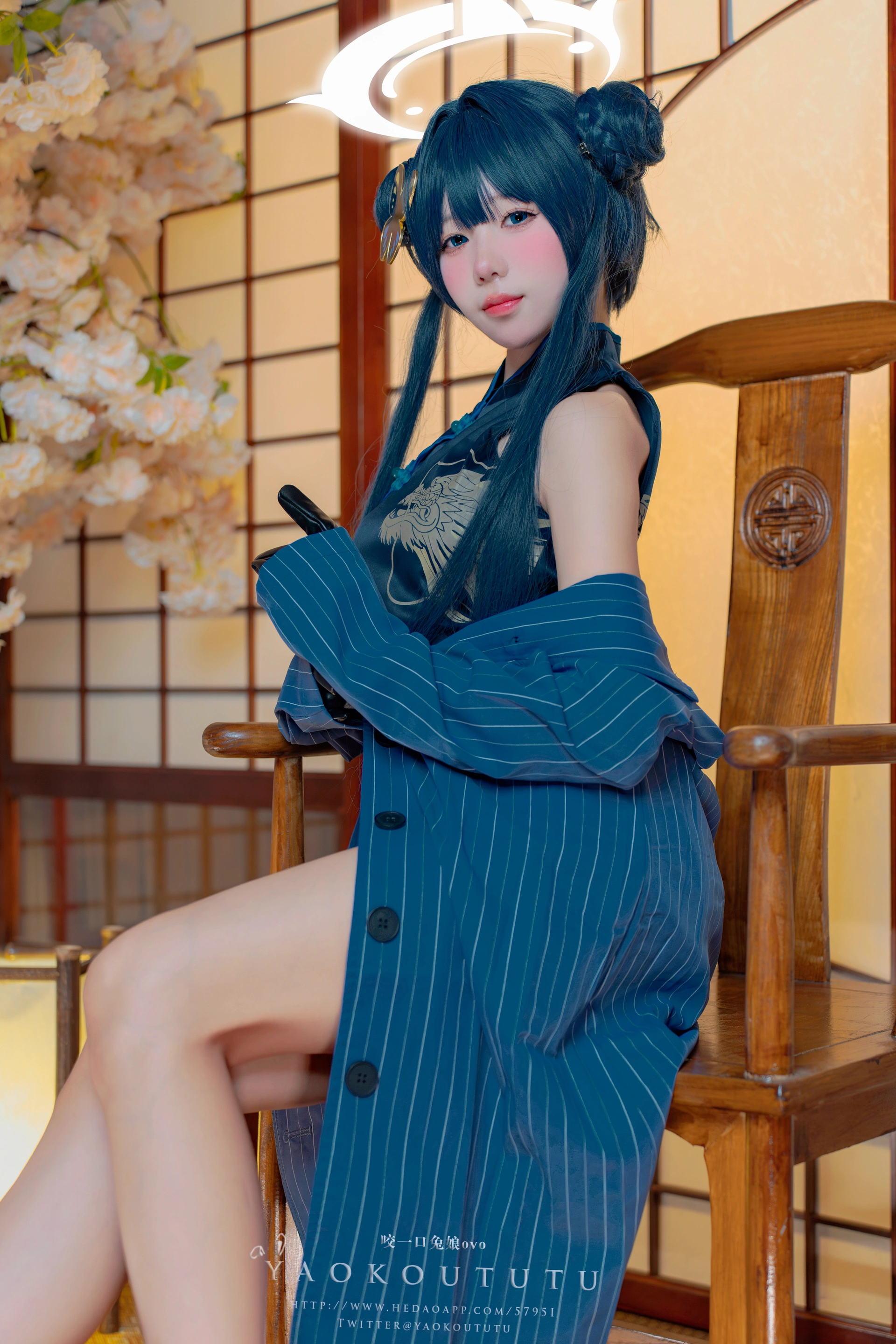 咬一口兔娘(黏黏团子兔) – NO.081 九月订阅 碧蓝档案·妃咲&胭脂 2